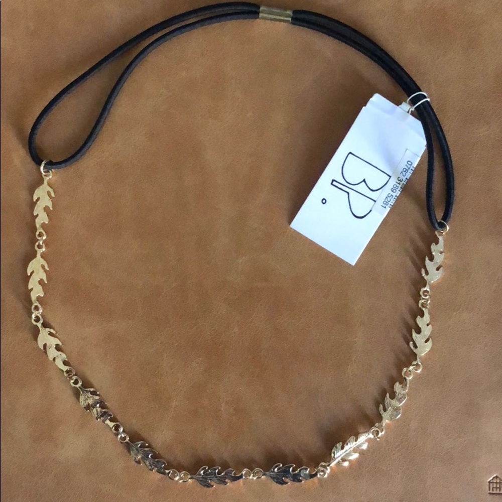 BP gold headband